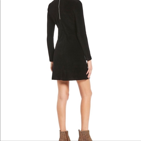 Gently Used Gianni Bini Front Pocket Mock Neck Corduroy Dress - Picture 4 of 4